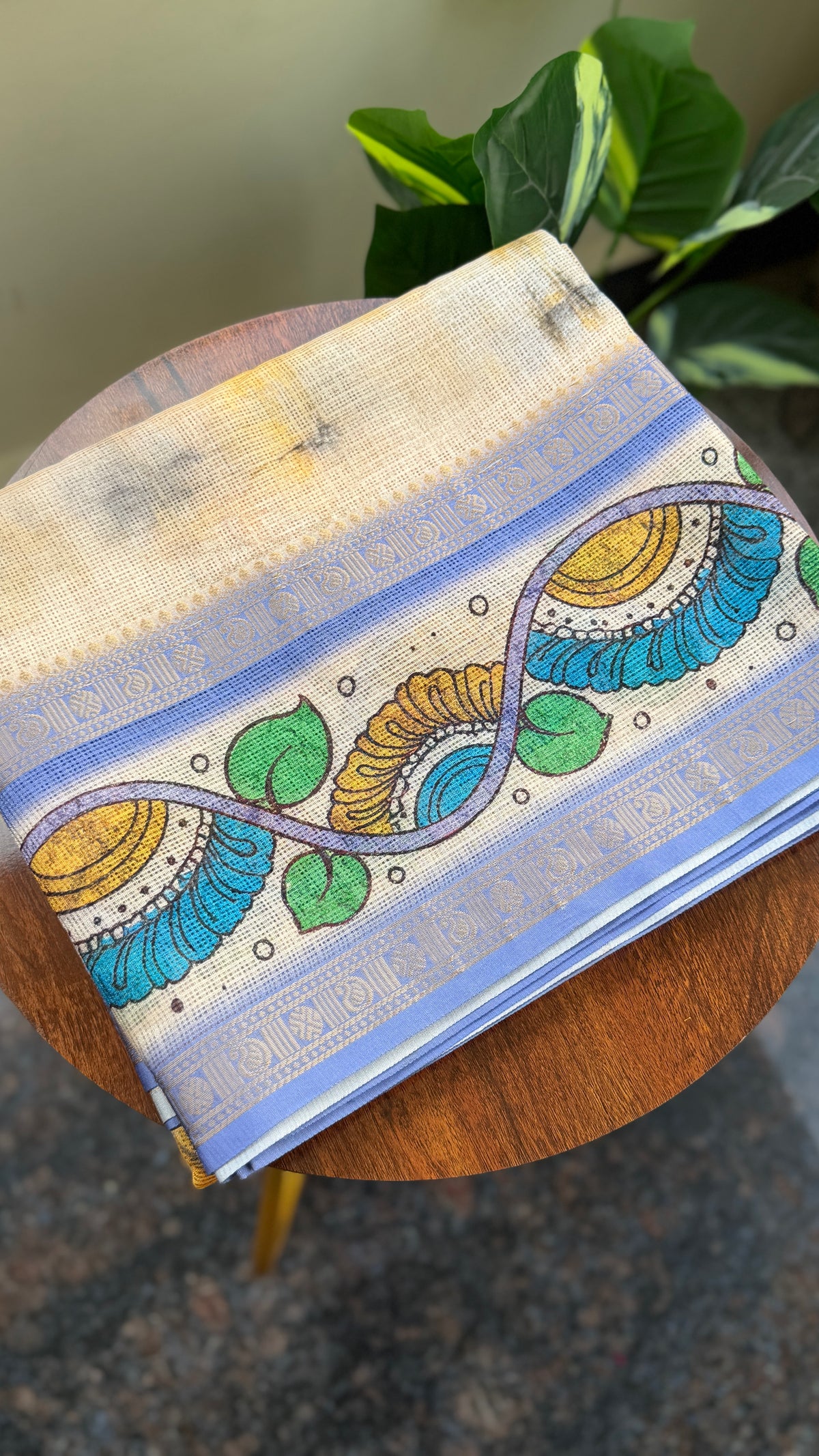 Semi silk Kota Blue