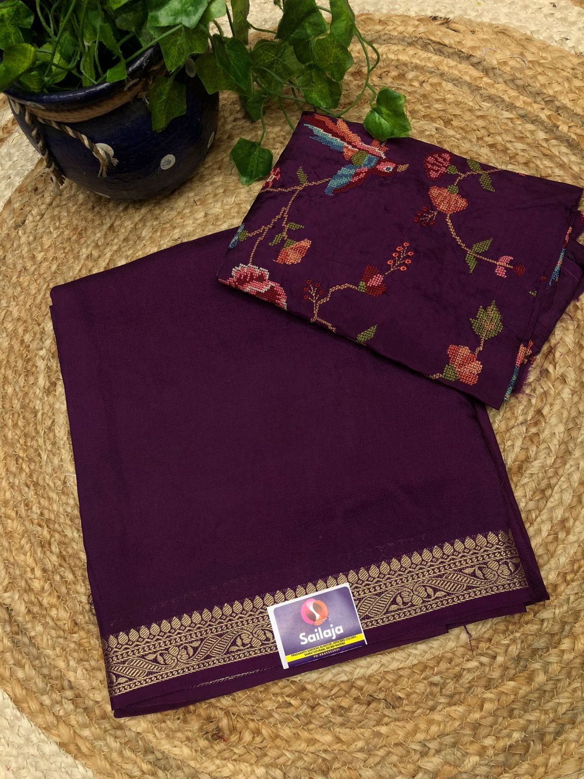 Premium Quality Binny Crepe Silk Saree