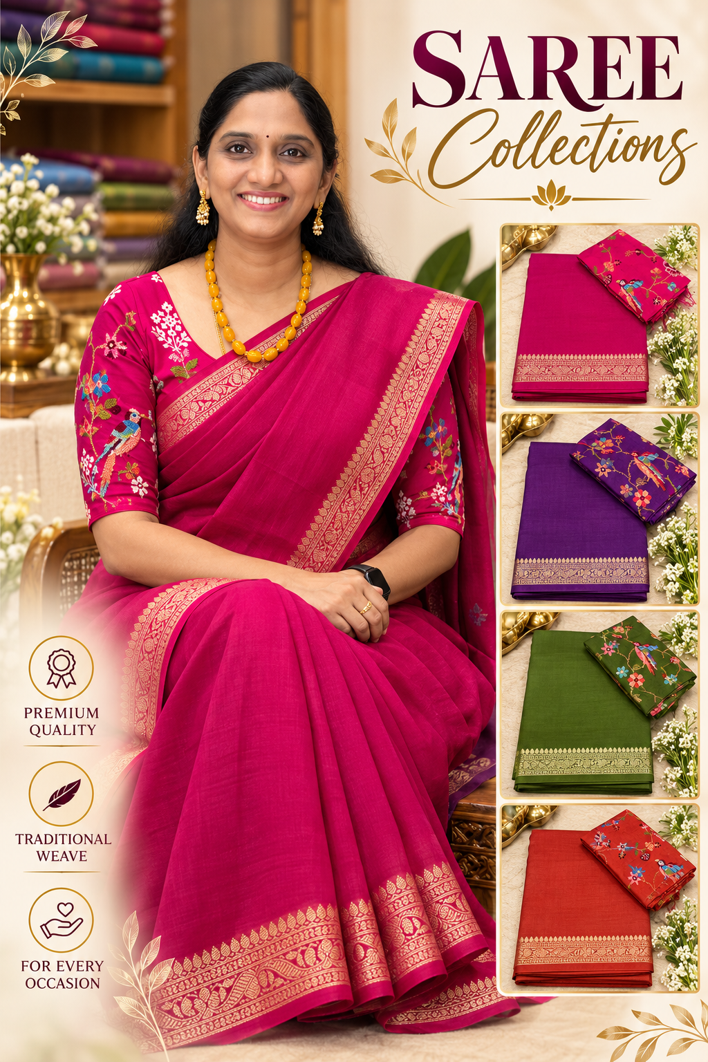 Pure Binny Crepe Silk Sarees