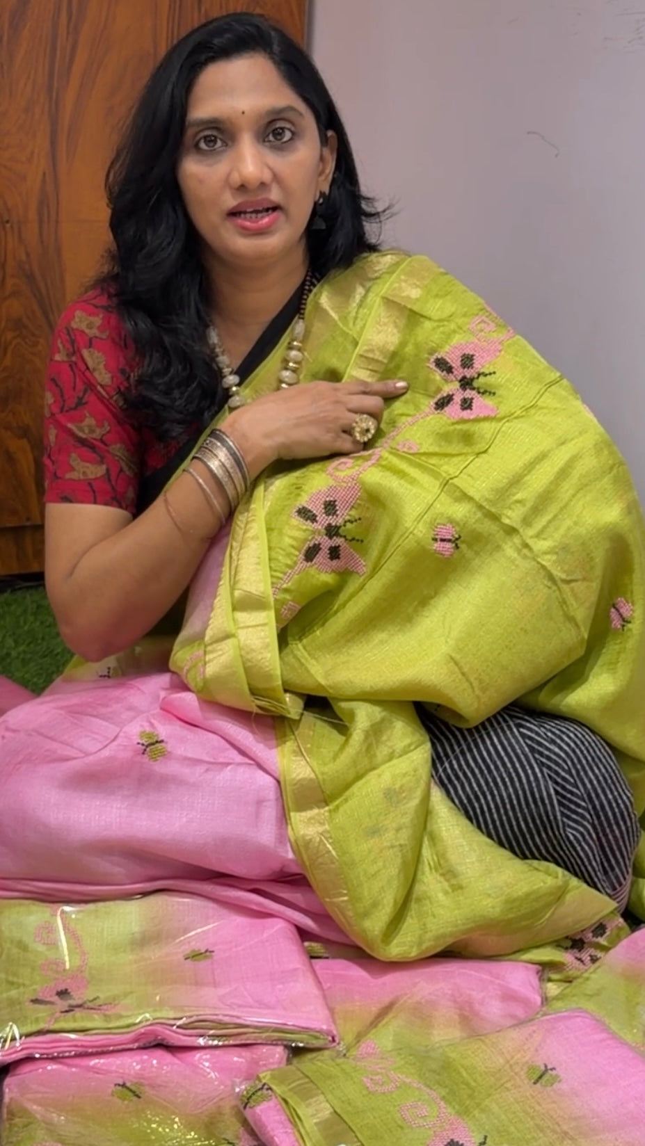 Butterfly silk Saree