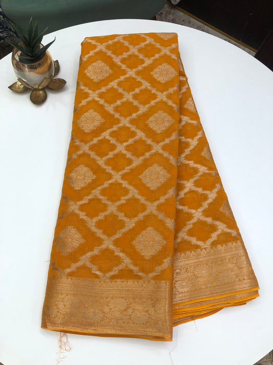 Zaree Chiffon saree