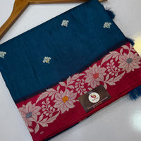 Banaras Soft Dupion Silk Fancy Pattu Saree