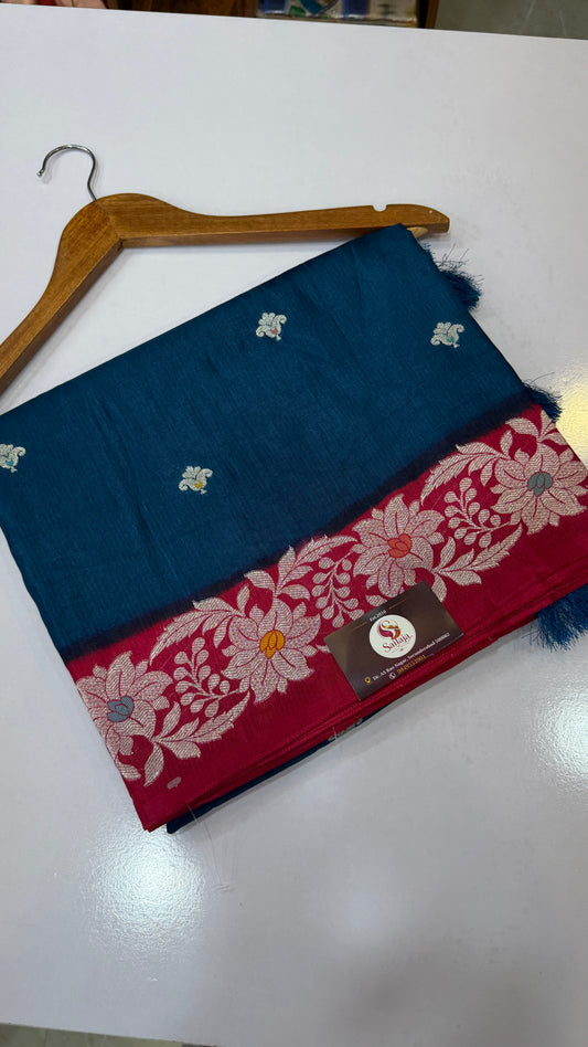 Banaras Soft Dupion Silk Fancy Pattu Saree