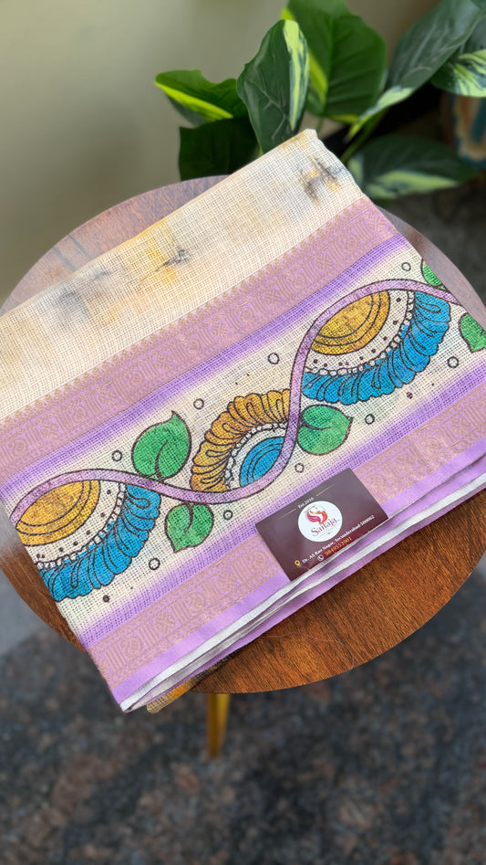 Semi silk Kota Purple