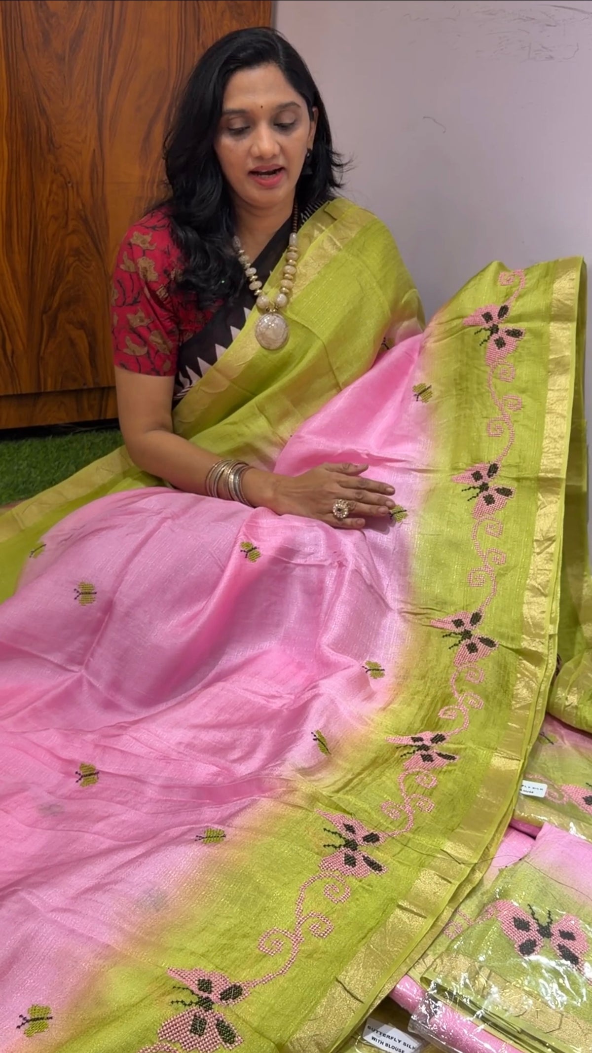 Butterfly silk Saree