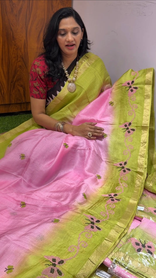 Butterfly silk Saree