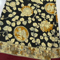 Kalamkari print Kashmiri silk