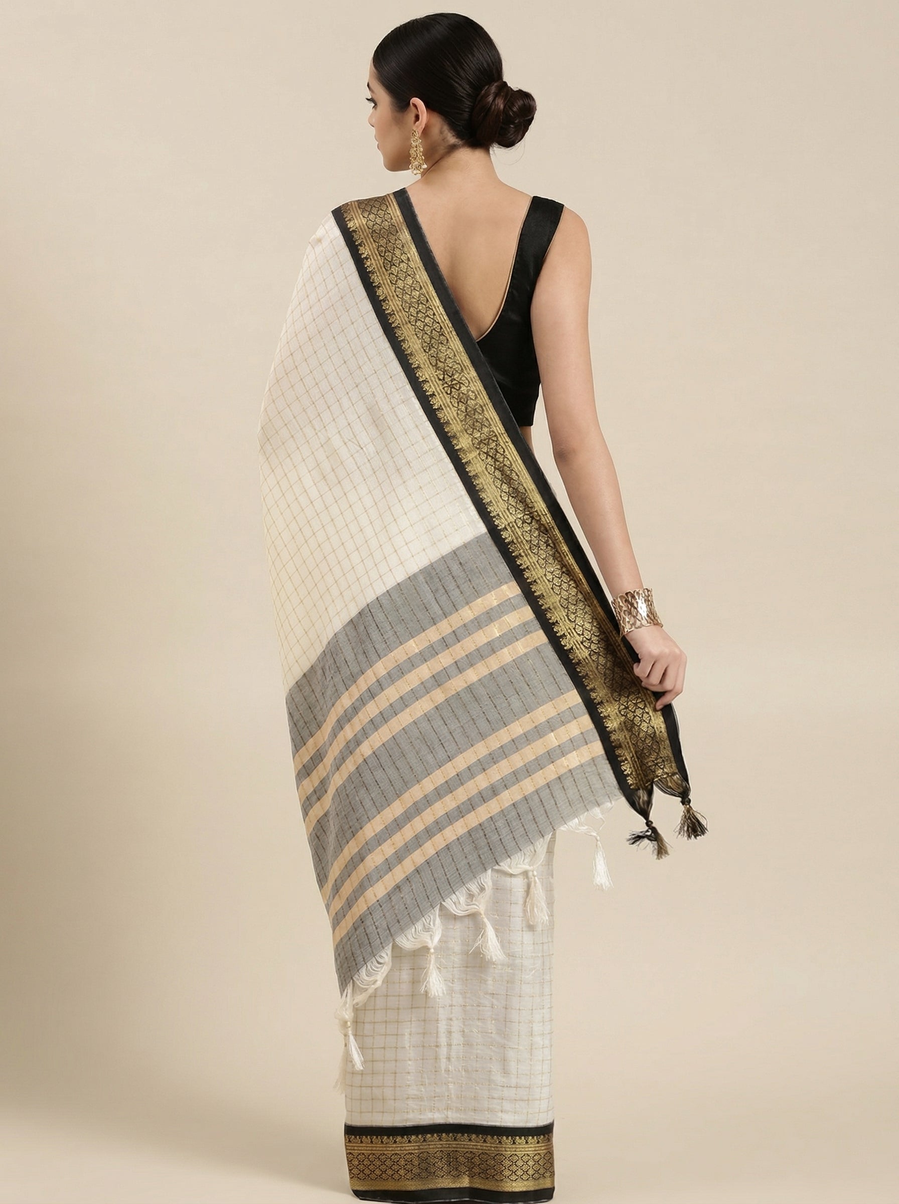 Ethnic Motifs Zari Art Silk Saree