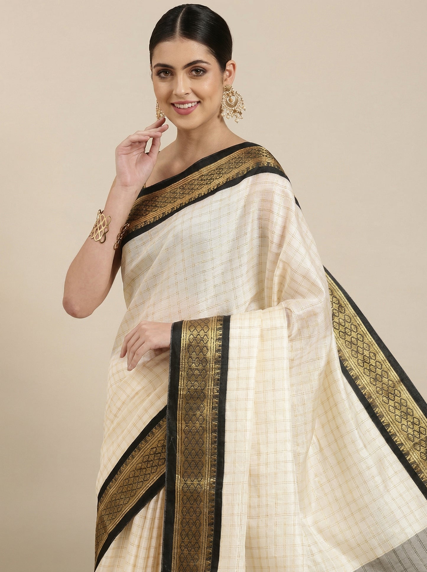 Ethnic Motifs Zari Art Silk Saree
