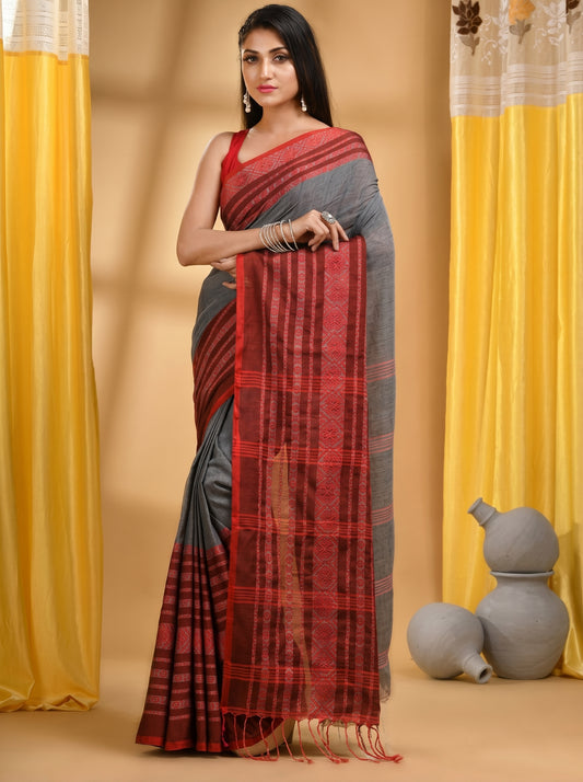 Solid Pure Cotton Sarees