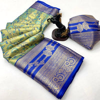 KANJIVARAM SEMI PATTU SAREE