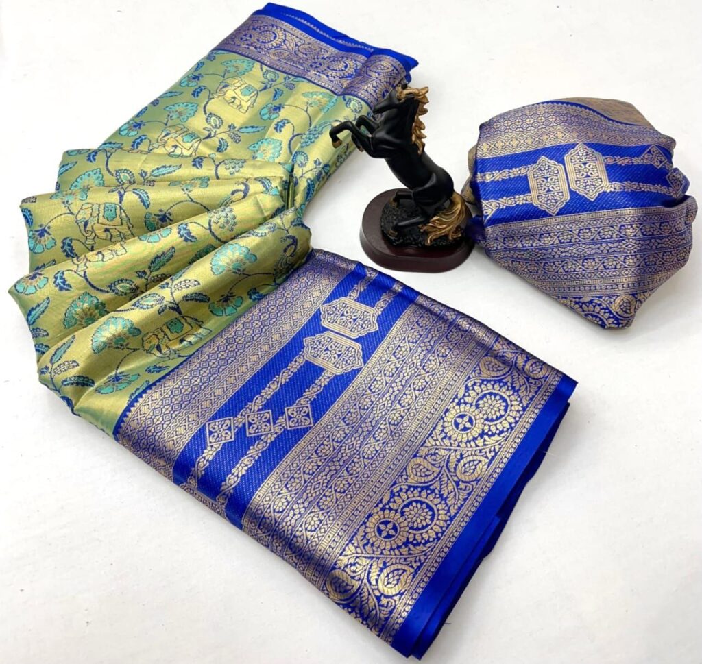KANJIVARAM SEMI PATTU SAREE