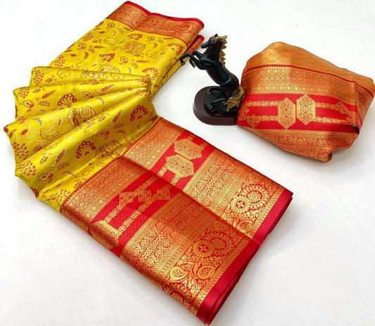 KANJIVARAM SEMI PATTU SAREE