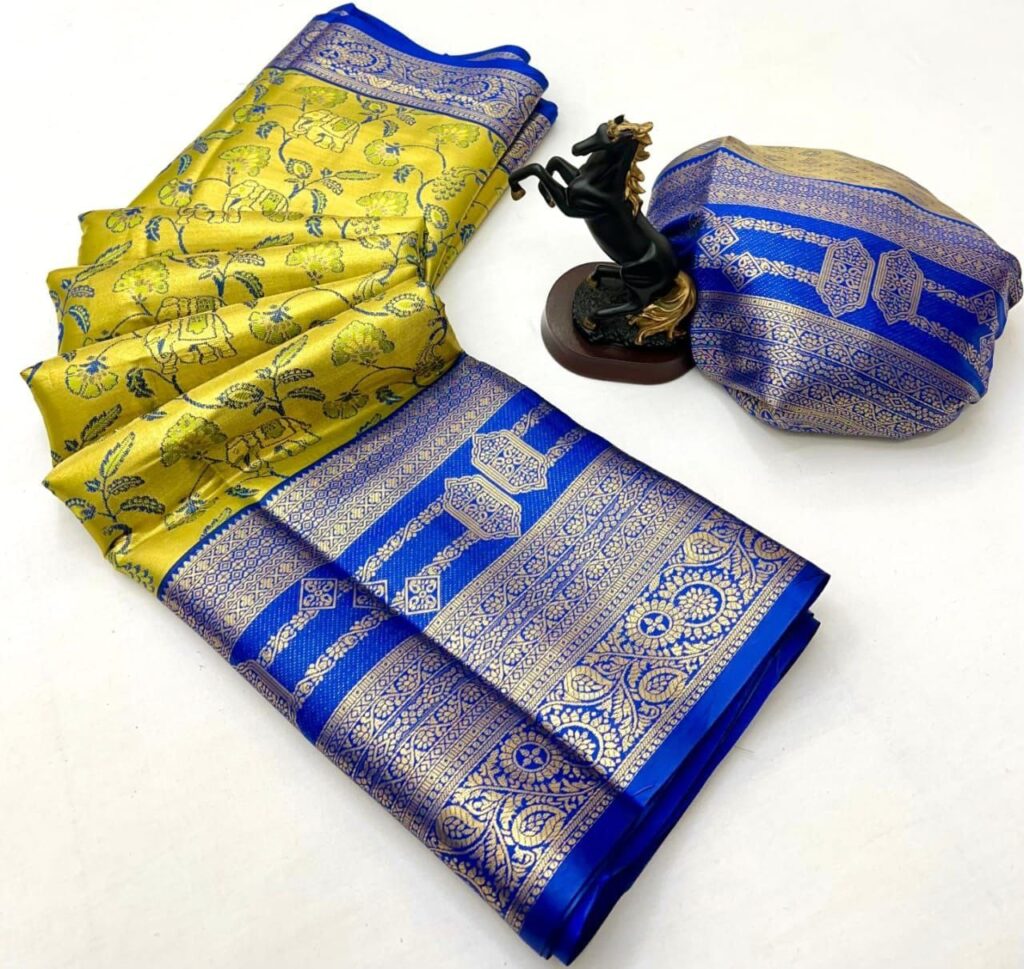 KANJIVARAM SEMI PATTU SAREE