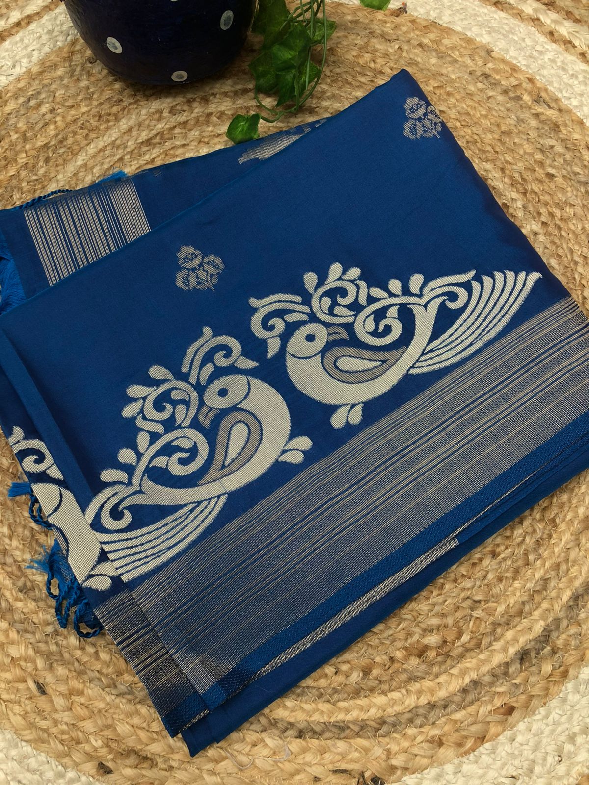Banarasi Soft Katan Semi Pattu