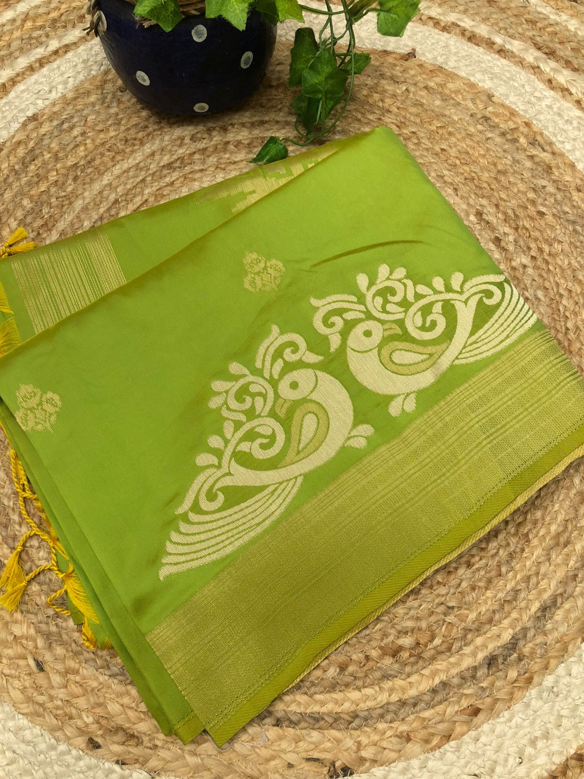Banarasi Soft Katan Semi Pattu
