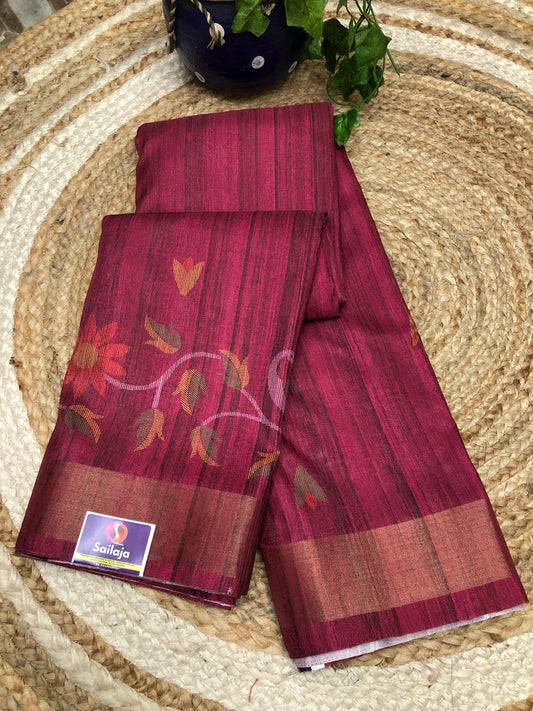 Tussar Silk Sarees