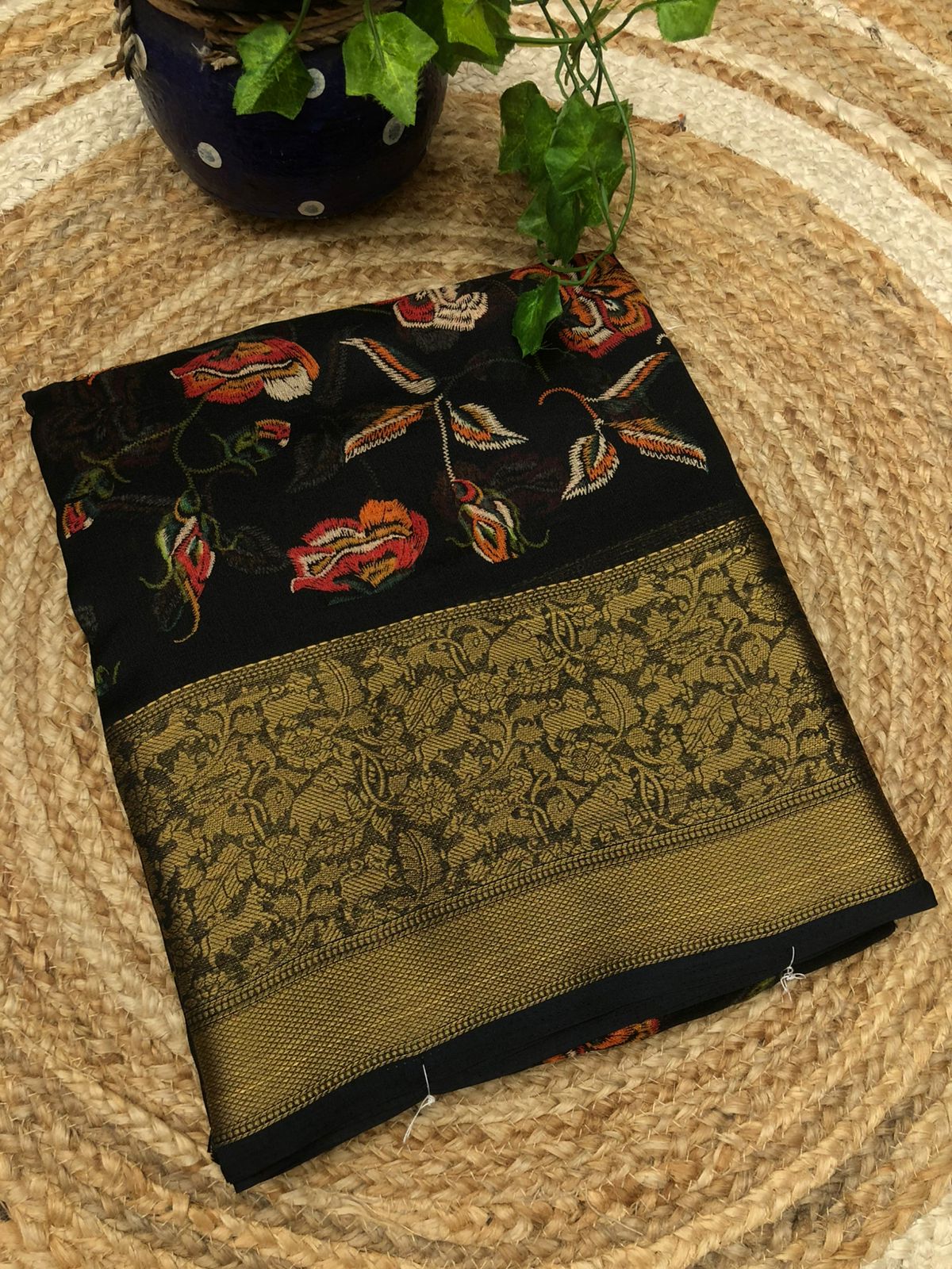 Khadi Georgette Saree