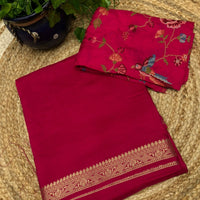 Premium Quality Binny Crepe Silk Saree