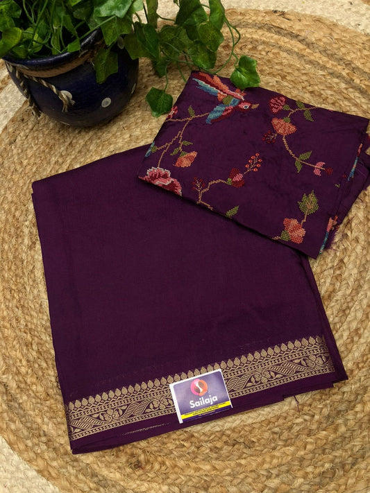 Premium Quality Binny Crepe Silk Saree